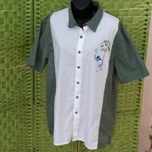 🌴NWOT Mens Unisex Size XLarge Custom fit Aloha Hawaiian Theme Shirt So Colorful🌴